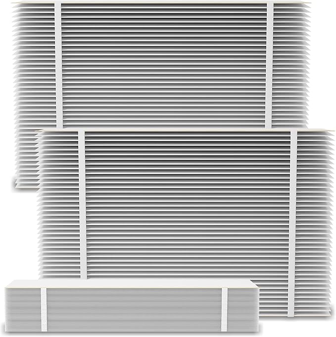 （3 Pack）201 Replacement Furnace Filter Compatible with A prilaire Space-Gard 2200,2250 Whole-House Air Purifier and X0445, 20x25x6 Air Filter Rplacement （incloud 2 Pleat Spacers）