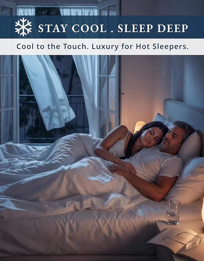 LANE LINEN 100% Egyptian Cotton Split King Bed Sheets for Adjustable Beds Soft & Comfy Luxury Hotel Style Thick Split King Sheet Set - 1000 Thread Count, Fully Elasticized Reinforsed Seams - White