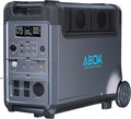 Portable Power Station, 3840Wh LiFePO4 Battery, 3600W Electric Solar Generator for Garage, Home, Off-Grid Living, Camping, RVs, Outdoor Adventures, Power Outages