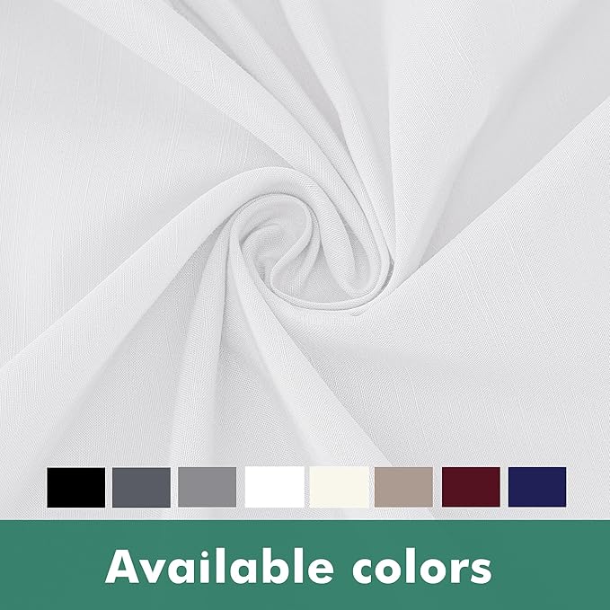 Biscaynebay Wrap Around Bed Skirts with Split Corners for Full Beds 17" Drop, White Elastic Dust Ruffles Adjustable Easy Fit Wrinkle & Fade Resistant Silky Luxurious Fabric Machine Washable