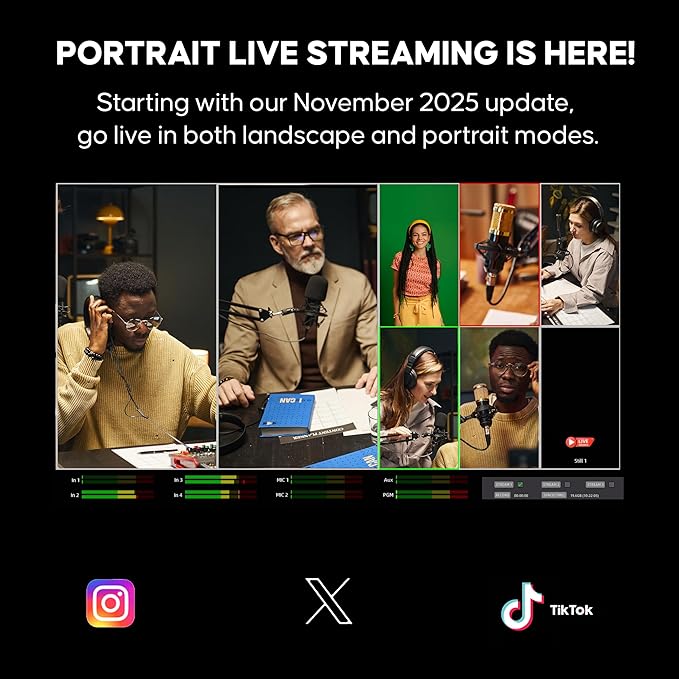 Osee GoStream Duet Multiple Camera SDI and HDMI Live Stream Video Mixer Switcher