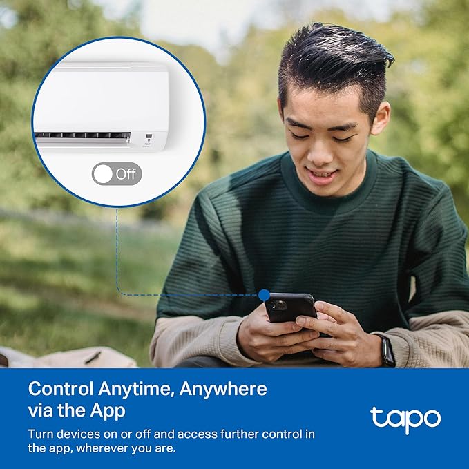 Tapo Smart IR & IoT Hub with Chime - Universal Remote for TVs, ACS, & 18+ Device Types, Matter-Certified, Supports 8,000+ Infrared Brands, Voice & App Control, Custom Schedules & Automations, H110