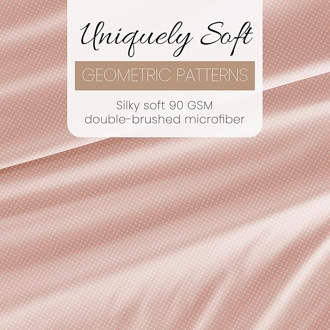 Linen Market 4 Piece California King Bedding Sheet Set (Pink Hearts) - Sleep Better Than Ever with These Ultra-Soft Cooling Bed Sheets for Your California King Size Bed - Deep Pocket Fits 16" Mattress