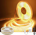 Pandery COB LED Strip Lights Warm White,24V Dimmable led Light Strip KIT with Remote and app Control,2700K 65FT/20m 8mm Wide Ra>90 Cuttable Flexible Strip Lights for Bedroom,Shelf,Cabinet