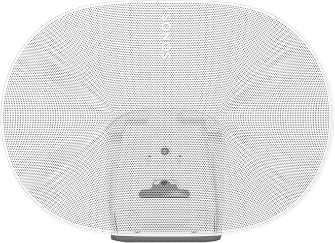 Sanus Speaker Wall Mount for Sonos Era 300™ - Swivel & Tilt Speaker Mount with Easy 15-Minute Install - Single, White