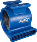 BlueDri Super Monsoon 1 HP, 4050 CFM Air Mover Blower Fan for Water Damage Restoration Carpet Dryer Floor Home and Plumbing Use, Blue, BD-SMNSN