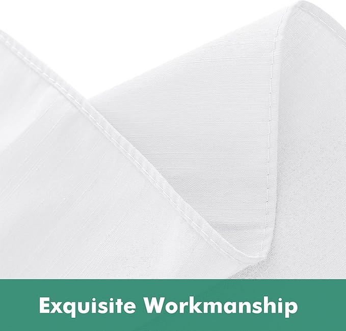 Biscaynebay Wrap Around Bed Skirts with Split Corners for King Beds 18" Drop, White Adjustable Elastic Dust Ruffles Easy Fit Wrinkle Resistant Silky Luxurious Fabric Machine Washable