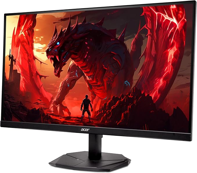 Acer Nitro 27 Inch QHD 2560 x 1440 IPS Gaming Monitor | AMD FreeSync | Up to 180Hz Refresh | Up to 0.5ms | DCI-P3 95% | HDR 10 Support | One Display Port 1.2 & Two HDMI 2.0 | KG271U N3bmiipx