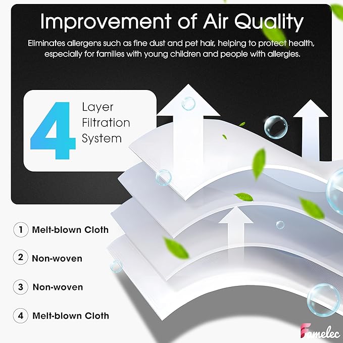 FAMELEC 10 Pack for LG Vacuum Bags, Compatible with LG CordZero All in One Tower Vacuum A939KBGS A938KBGS A937KGMS, High-Efficiency Replacement Vacuum Cleaner Bags