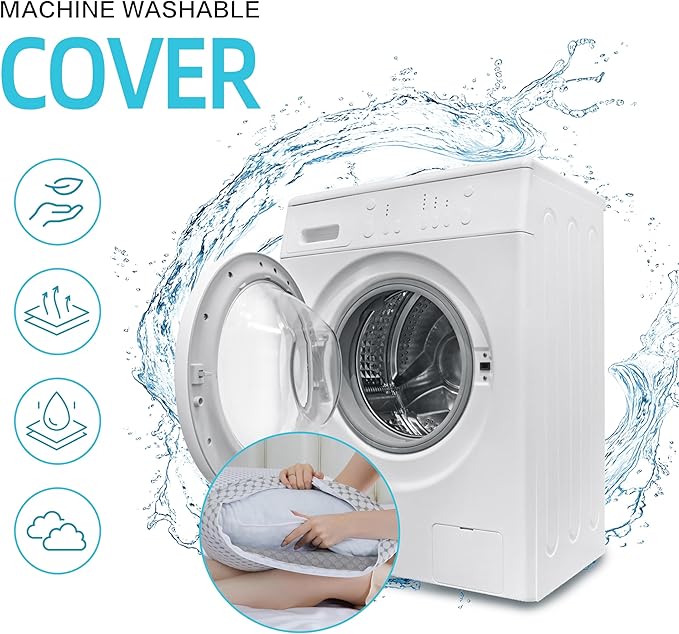 SAPHREAS Cooling Bed Pillows King for Sleeping, Luxury Hotel Shredded Memory Foam Pillows for Side Back Stomach Sleepers, Cool Firm Pillow for Neck Support