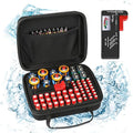Arkeiliy Battery Organizer, Battery Organizer Storage Case with Tester BT-168, Waterproof Battery Holder Box Holds, Battery Case Organizer 60+ AA AAA C D 9V Batteries (Batteries are Not Included)