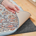 Waterproof Rug Pad, Thick 3x5 Ft Under Area Rug Carpet Pad, Non Slip Rug Pads for All Floors and Hardwood Floors Finishes, Keep Carpets in Place Soft and Prevent Rug from Wrinkling or Buckling