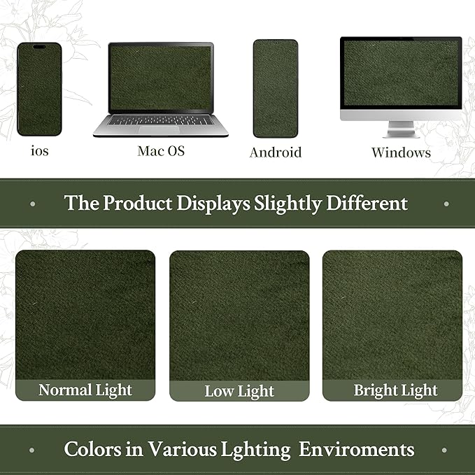 LAMIT Olive Green Velvet Curtains 84 Inch for Living Room, Luxury Thermal Insulated Blackout Curtains Room Darkening Back Tab and Rod Pocket Window Drapes for Bedroom, 2 Panels, 52 x 84 Inch