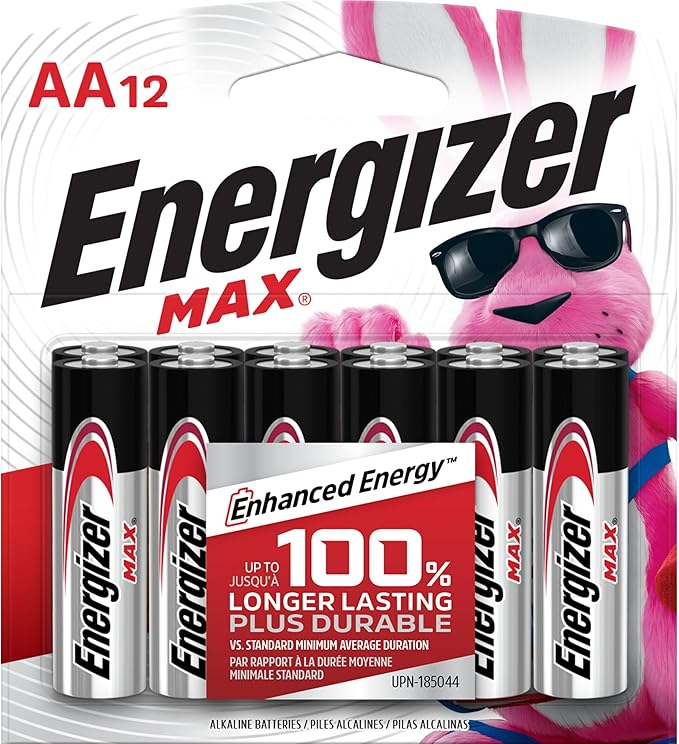Energizer AA Batteries, MAX Double AA Battery Alkaline, 24 Count