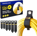 Heavy-Duty Wrap-It Storage Straps (Assorted 6 Pack) - Garage Storage Extension Cord Organizer, Cable Straps for RV Accessories
