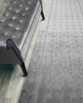 Non Slip Washable Carpet Runner Rug with Rubber Backing, Custom Floor Mat for Kitchen Hallway Stairs Bedroom Bathroom Entry, Grey, Your Choice of Length, 26 Inch X 7 feet