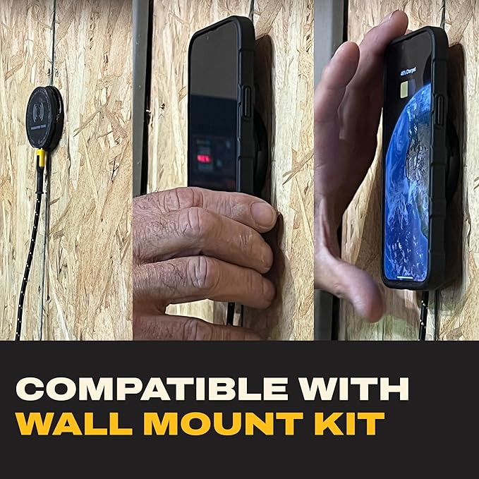 DEWALT Magnetic Phone Holder for Car Kit, Heavy Duty Wireless Charger, Vent Mount, Dash Mount, Charging Mounted Holders Cell Phone Holders for Your Car Accessories for Women Men for iPhone 17 16 15 14