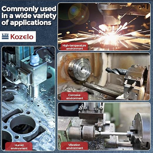 Kozelo 4pcs Socket Head Cap Screws - [M4-0.7 x 135mm] 304 Stainless Steel Allen Socket Drive for Electrical Motor 3D Printing Fan Engine Replacement Use, Silver