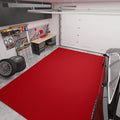 Ottomanson 6'6" x 49' Hallway Runner with Scraper Pile Extra Durable Non-Slip Rug Mat for Indoor & Outdoor Use - Ideal for Kitchen, Entryway, Patio & Garage - High-Traffic Carpet, Red