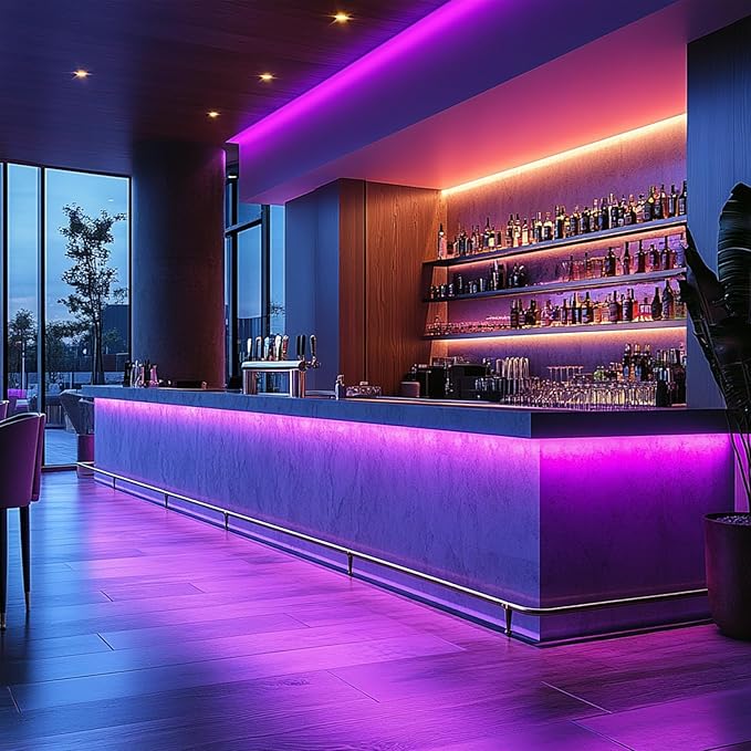 UVTaoYuan Short LED Strip Lights Purple 5V USB Not Dimmable Flexible COB LED Rope Lights 320LEDs/m Purple Super Bright Bendable Small Tape Lights for Living Room TV Lights Decoration (3.28FT/1M)