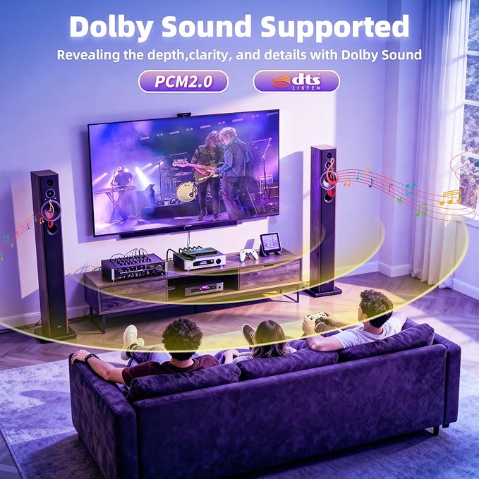 ALYYDBG 8k@60Hz HDMI 2.1 Switch 5 in 1 Out Supports 4K@120Hz HDR10+ HDCP 2.3 VRR, HDMI Switch Compatible with PS4/5 Xbox Nienteen Swtich Roku Fire Stick Apple TV to Connect Your TV Monitor Projector