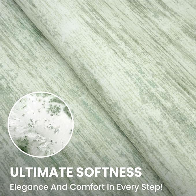 2x3 Modern Abstract Rug for Entryway, Lime Green Super Soft Small Area Rug, Washable Non-Slip Kitchen Rugs, Low-Pile Mat for Bedside, Indoor Door Mat