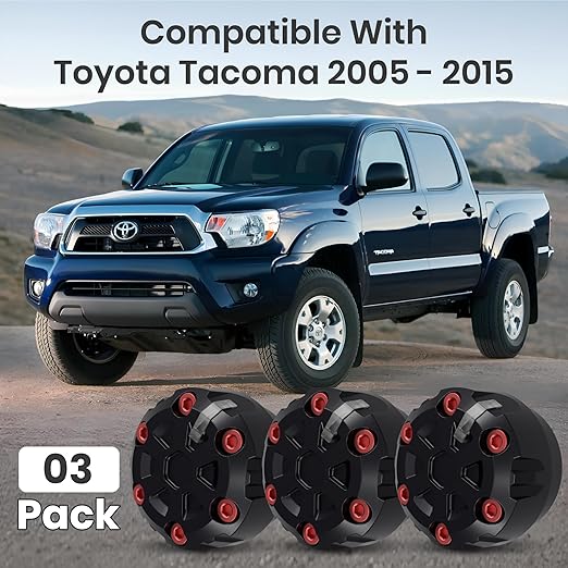 2nd Gen Tacoma Accessories AC Knob Upgrade - 2005,2006,2007,2008,2009,2010,2011,2012,2013,2014,2015 Tacoma Climate Control Dial Mods Set - 2nd Gen Tacoma Mods - for Toyota Interior Replacement Kit