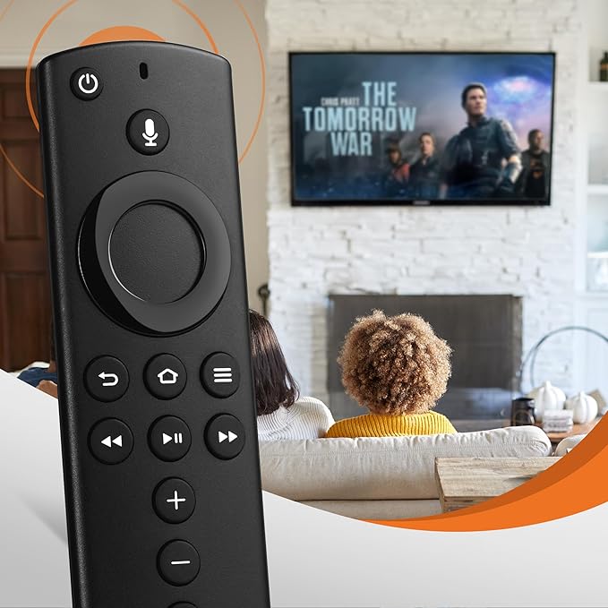 Replacement Voice Remote Control Fit for Fire Series Stick 3rd Gen, TV Stick 4K/4K MAX, TV Cube (2nd/3rd Gen), TV Stick Lite, TV Stick HD, N0t for Hisense, TCL Smart TVs