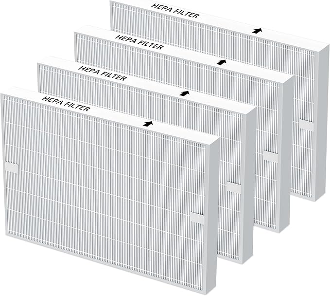 4 Pack AP-1512HH True HEPA Filter Replacement for Coway Airmega AP-1512HH and Airmega 200M Air Purifiers, Item NO # 3304899 by PETOX