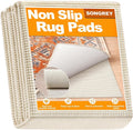 Songrey Non-Slip Rug Pad 2x10 FT, Extra Thick Carpet Pads for Hard Surfaces, Prevents Sliding and Secures Rugs, Provides Floor Protection with Comfort Cushioning