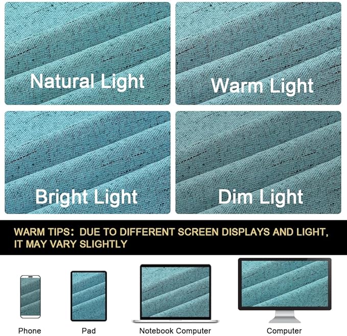 PrinceDeco Blackout Curtains for Sliding Glass Doors Teal Blue Black Out Curtains Blackout Curtains for Bedroom Energy-Efficient Temperature Regulators Patio Door Curtains 100X84 Inches