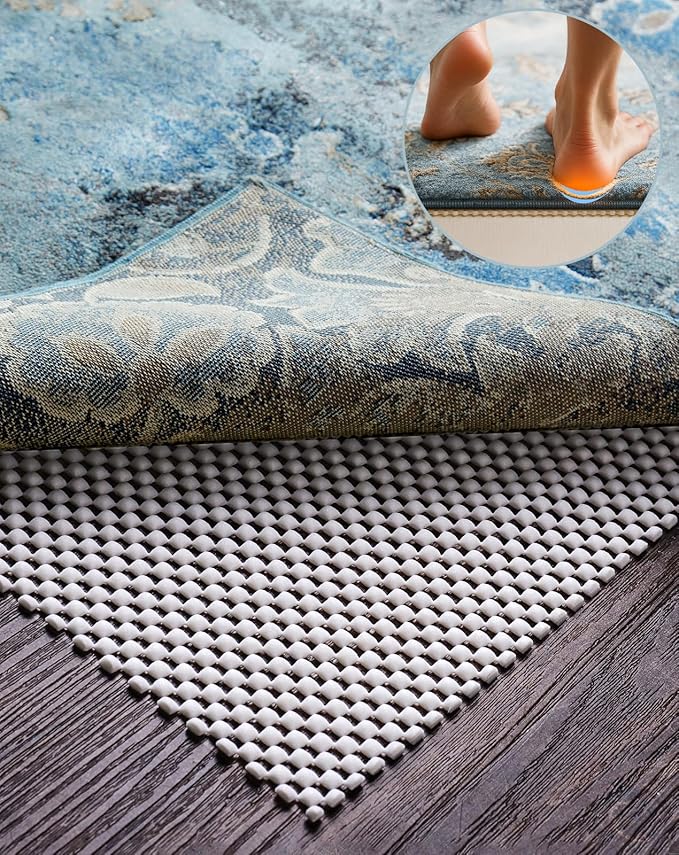 Veken Runner Rug Pad Gripper for Hardwood Floors, Non Slip 2x20 Ft Rug Pads for Area Rugs, Thick Rug Grippers for Tile Floors, Under Carpet Anti Skid Mat, Keep Your Rugs Safe and in Place