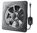 MEOZRI 16 Inch Window Exhaust Wall Mounted Ventilation Basement Extractor Industrial Fan 720 CFM High-Speed1460 RPM Industrial Fan for Home Garage Office Commercial Use (16 Inch+Speed Control)