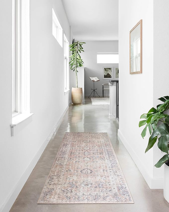 Loloi II Skye Collection SKY-01 Blush/Grey 2'-3" x 3'-9" Accent Rug