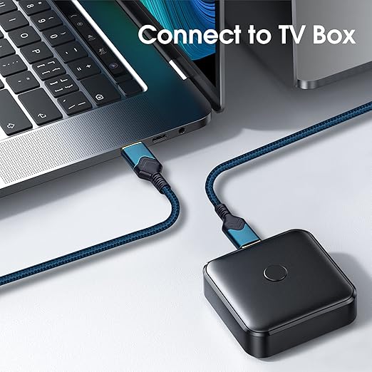 ROFICORD USB 3.0 Male to Male Cable, USB A to USB A High Speed Data Cord Compatible with Hard Disk Drive/Laptop Cooler/Set-top Box/DVD Player/TV/Camera and More (1 FT, Red)