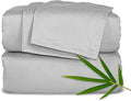 Pure Bamboo California King Sheets, Genuine 100% Organic Viscose Derived from Bamboo Bed Sheet Set, Soft & Cooling, Double Stitching, 2 Year Quality Promise (California King, Silver Pearl)