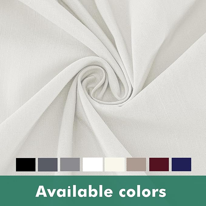 Biscaynebay Wrap Around Bed Skirts with Split Corners for Queen Beds 18" Drop, Ivory Adjustable Elastic Dust Ruffles Easy Fit Wrinkle Resistant Silky Luxurious Fabric Machine Washable