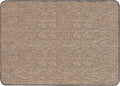 House, Home and More Skid-Resistant Carpet Indoor Area Rug Floor Mat - Black Ripple - 5 Ft X 7 Ft - Non Slip Rubber Backing, Stain Resistant, Dog Friendly, Living Room Bedroom Kitchen Entryway