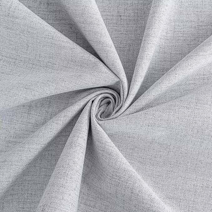100% Blackout Curtains 72 Inch Length 2 Panels Set, Black Out Curtains for Living Room, Off-White Thermal Insulated Grommet Drapes Bedroom Luxury Decor Privacy(52W × 72L inch, Off-White)