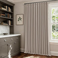 70 Inch Extra Wide Pinch Pleated Curtains Dual Layer for Living Room Bedroom 108 Inches Long Memory Trained Burlywood Birch Blackout Thermal Insulated Curtain with Back Tab Sliding Glass Door 1 Panel