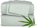 Pure Bamboo Twin XL Sheets, Genuine 100% Organic Viscose Derived from Bamboo Bed Sheet Set, Luxuriously Soft & Cooling, Double Stitching, 2 Year Quality Promise (Twin XL, Sea Glass)