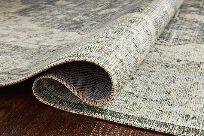 Loloi Skye Collection SKY-12 Charcoal/Dove 8'-0" x 8'-0" Round Area Rug