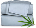 Pure Bamboo Short Queen Sheets for RV Camper (60"x75") - Genuine 100% Organic Viscose Derived from Bamboo Bed Sheet Set, Soft & Cooling, 2 Year Quality Promise (Short Queen, Sterling Blue)