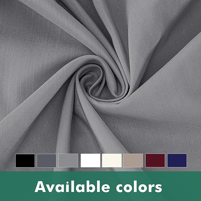 Biscaynebay Wrap Around Bed Skirts with Split Corners for Full Beds 14" Drop, Silver Grey Elastic Dust Ruffles Adjustable Easy Fit Wrinkle & Fade Resistant Silky Luxurious Fabric Machine Washable