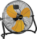 Master 20" Industrial High Velocity Floor Fan with 3 Speed Settings. Use for Shop, Garage or Warehouse. All Metal Construction (MAC-20F)