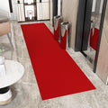 Ottomanson 2'7" x 31' Hallway Runner with Scraper Pile Extra Durable Non-Slip Rug Mat for Indoor & Outdoor Use - Ideal for Kitchen, Entryway, Patio & Garage - High-Traffic Carpet, Red