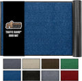 GORILLA GRIP Waterproof Traffic Guard Door Mat, 60x36, Heavy Duty Entryway Mats, Strong Rubber Back Commercial Utility Rugs for Office Hallway, Garage Floor and Home, Low Profile Carpet Runner, Blue