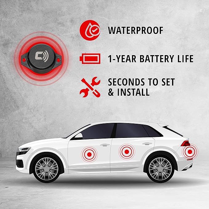 CARLOCK Ultimate Security Bundle 2.0: Real-Time Tracker, Alarm, Bluetooth Vibration Sensor & TAG Accessory. Total car Protection in one Powerful Package!