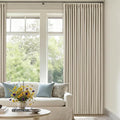 70 Inch Extra Wide 100% Blackout Curtain 84 Inches Long for Living Room Pinch Pleated Thick Linen Oatmeal Beige Thermal Drapes Back Tab Room Darkening Black Out for Bedroom Large Window 70x84 1 Panel