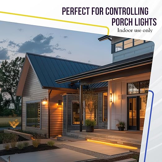Enerlites 7 Days Digital in-Wall Programmable Timer Switch for Lights, Fans, and Motors, Single Pole, Neutral Wire Required, 18 ON/Off Timer Settings, with Blue Backlight, White, Screwless Wall Plate